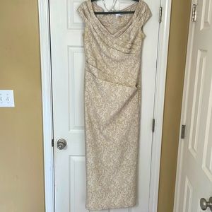 Champagne formal dress size Large
